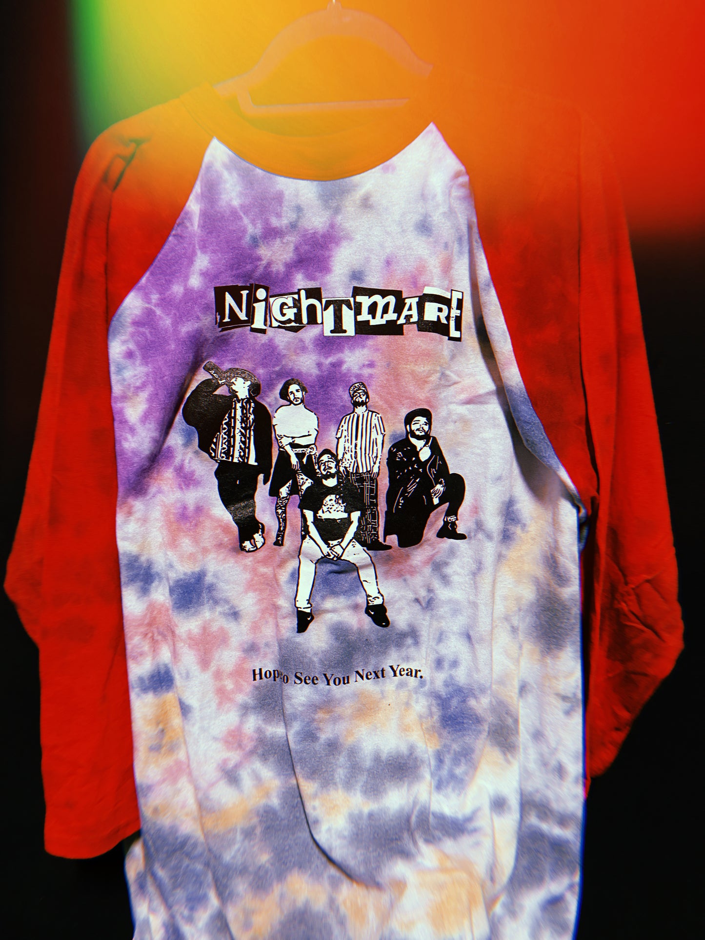 Baseball T Nightmare Tie Dye / Final Sale