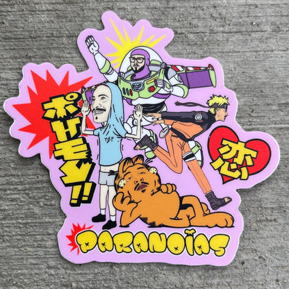 The Paranoias Sticker