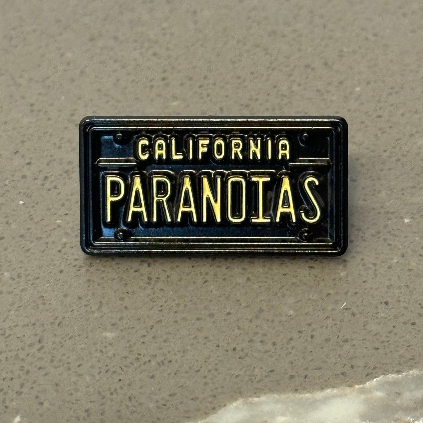 TP License Plate Metal Pin